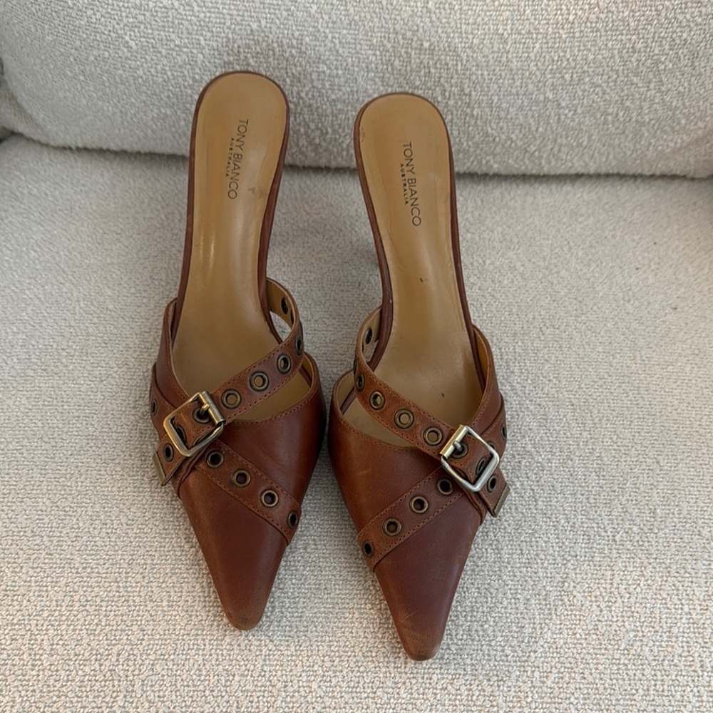 Tony Bianco Brown Women's Mules